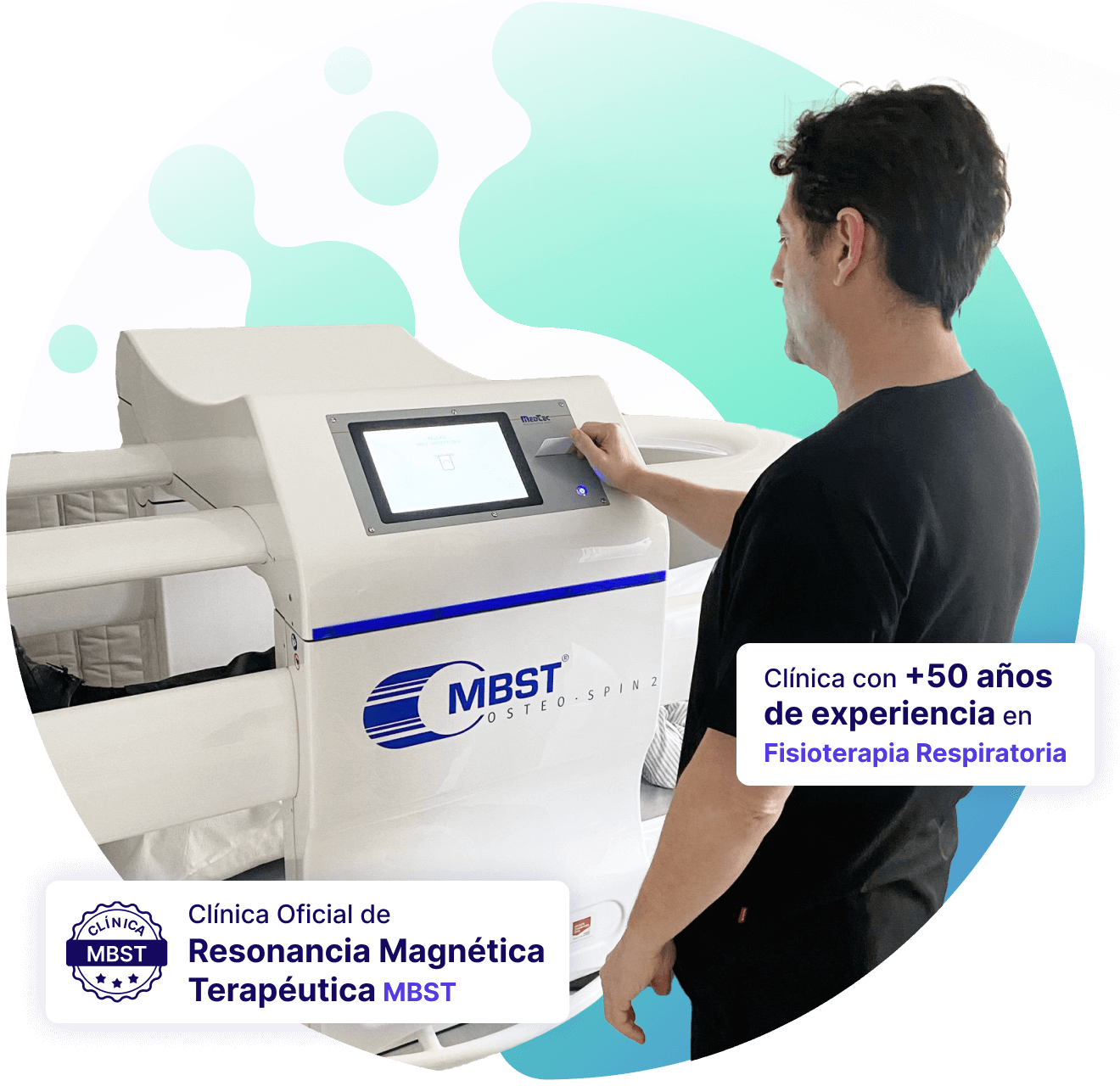 MBST y fisioterapia respiratoria en RESORESPY Madrid